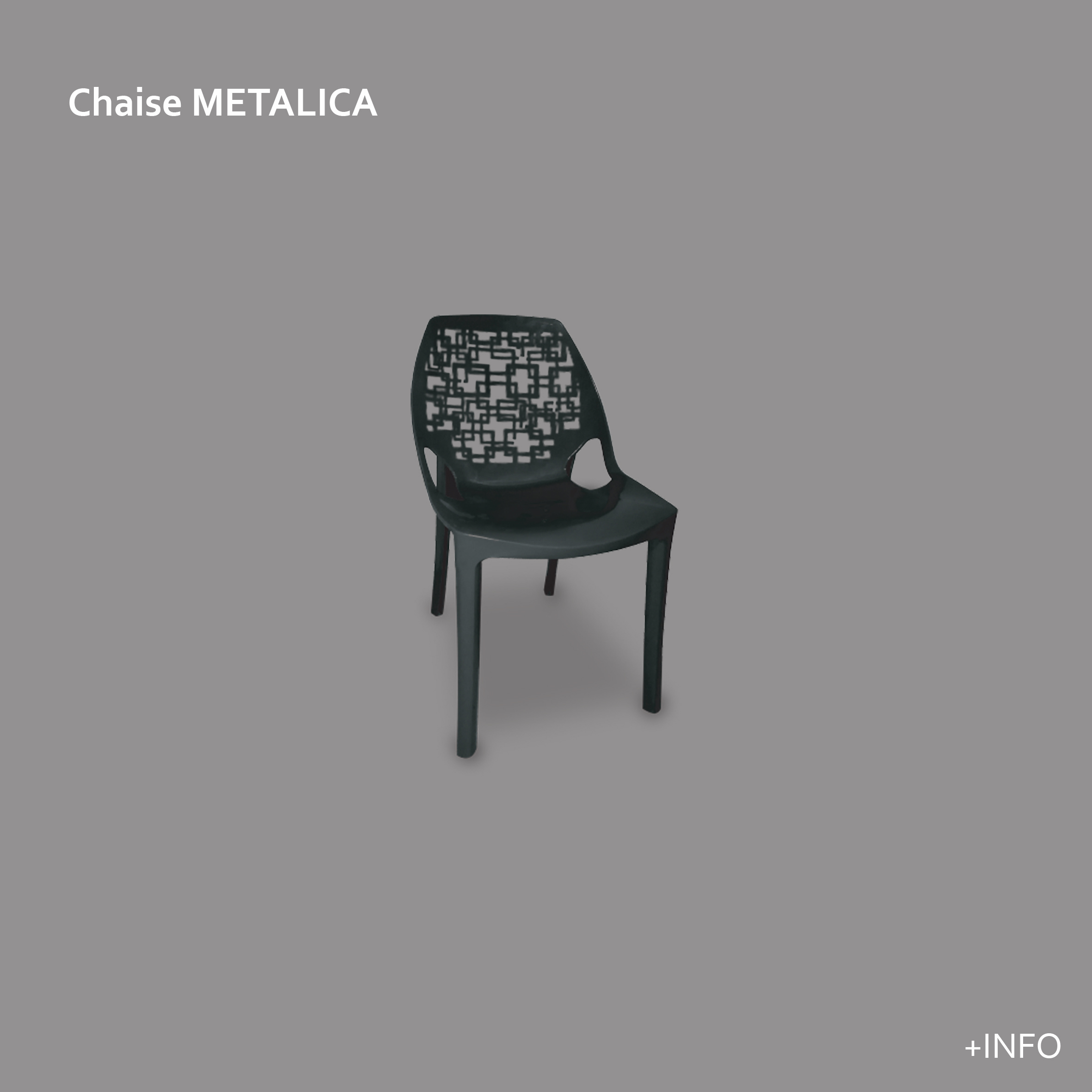 Metalica chaise